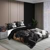 TKCQX Black and White Tiger Duvet Cover Set, 140 x 200 cm view 2