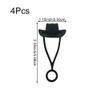 Luxylei Cowboy Hat Straw Covers, 4 Pack view 4