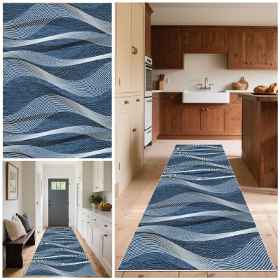 Tehocwiz Hallway Runner Rug, Non-Slip Washable Kitchen Runner, 50 x 70 cm