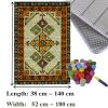 ZHONGYANAN DIY Latch Hook Rug Kit, Pre-Printed Pattern, 110 x 160 cm view 2