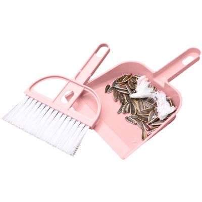 Dustpan and Brush Set - Multifunctional Mini Cleaning Tool