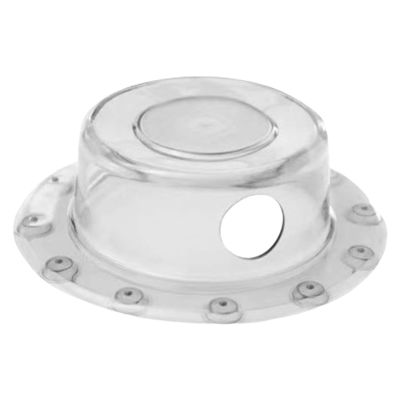 Bathtub Overflow Cover - Transparent Drain Cover with Suction Cup