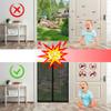 Adjustable Magnetic Fly Screen Door, 127 x 51 cm, Black view 4