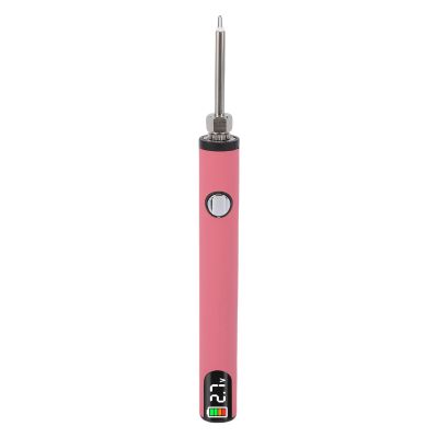 Topiky Rechargeable Thread Burner Pen Set with Digital Display, Pink