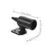 8-Pack Black ABS Deer Whistles for Cars and Motorcycles view 2