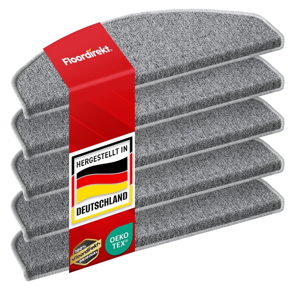 Floordirekt Stair Mats - London Pro Gray - 1 Piece