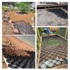GZHERVICES Gravel/Grass Grid Base Mat, Commercial-Grade Geocell Ground Grid, 1 x 1 m (3.28 x 3.28 ft) view 3
