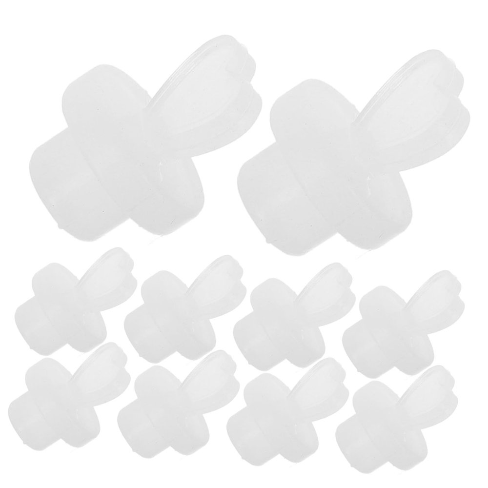 Luxshiny 10-Pack Silicone Straw Caps