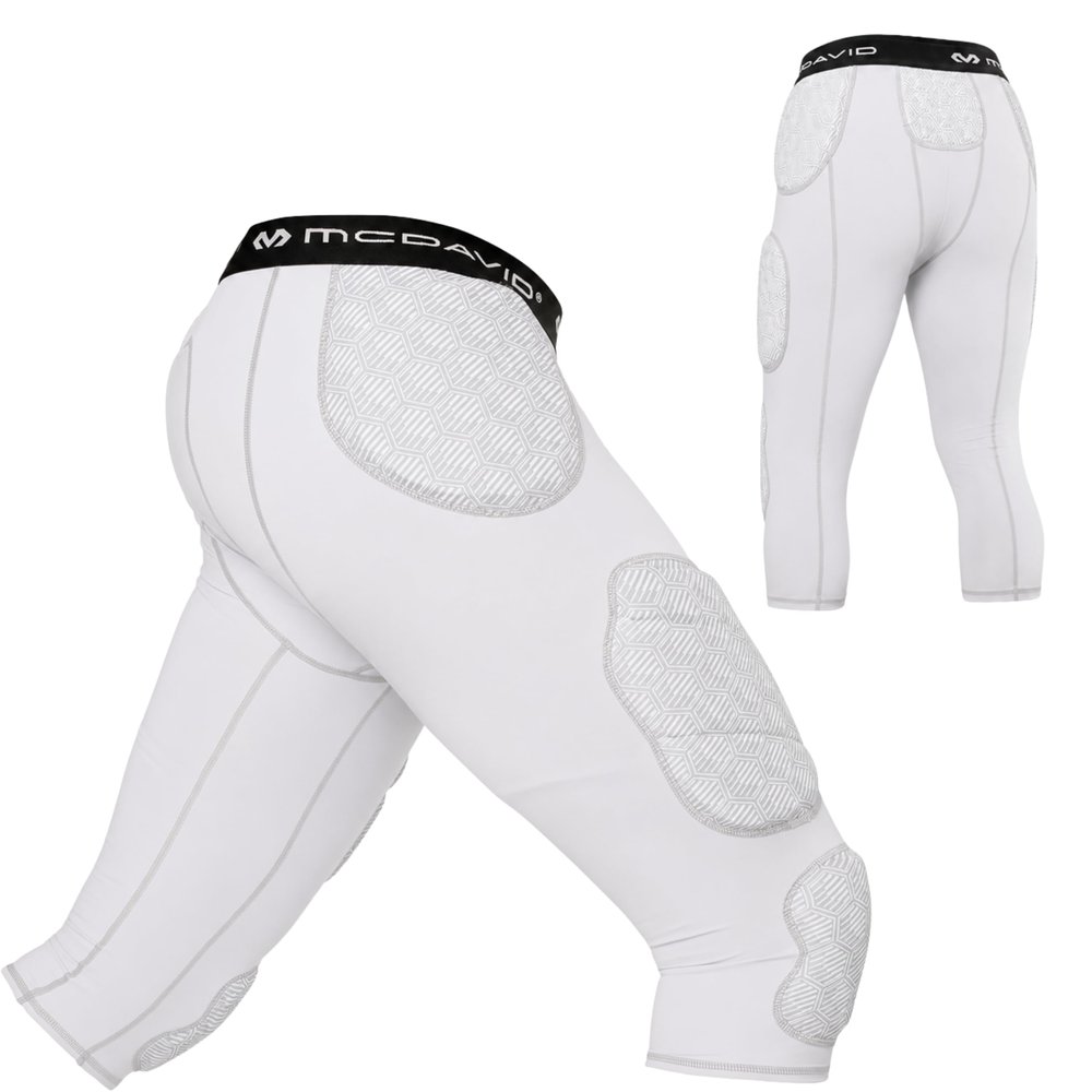Rival Integrated 7-Pad 3/4 Tight White XXL