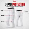 Rival Integrated 7-Pad 3/4 Tight White XXL view 2