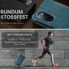 Monweicz Flip Case for Samsung Galaxy S20 FE, Premium PU Leather, Magnetic Card Holder, Stand Function, Blue-Green view 2