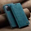 Monweicz Flip Case for Samsung Galaxy S20 FE, Premium PU Leather, Magnetic Card Holder, Stand Function, Blue-Green view 3
