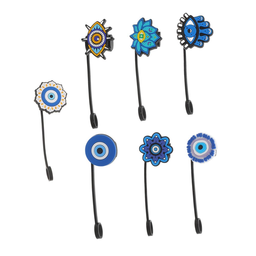 Luxshiny 7-Piece Straw Cap Set