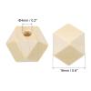 PATIKIL 16mm Natural Wood Beads - 20 Pieces view 2