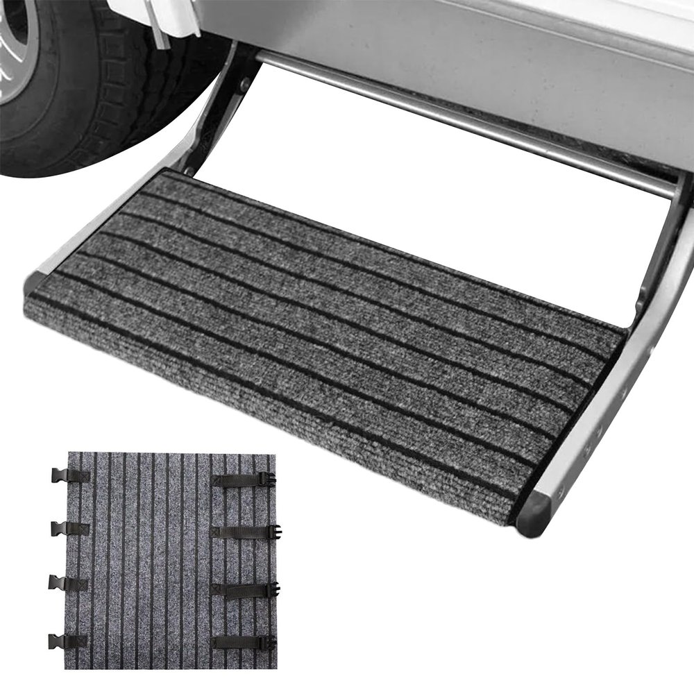 RV Step Mat with Adjustable Buckle and Double Layer