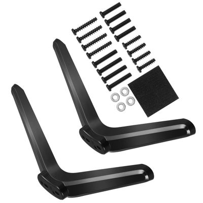 Black TV Stand with Mounts for 32- to 55-Inch TVs