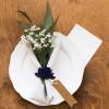 SueaLe Handmade Rose Flower Elegant Napkin Rings view 4