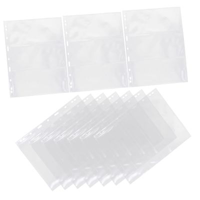 SOPOTUTU 10-Piece Multifunctional Banknote Sleeves for Albums, Cards, Photos, and Currency