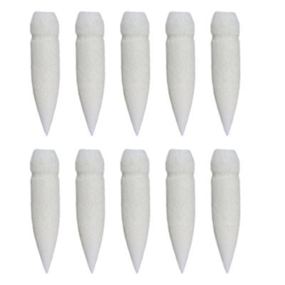 Interchangeable Brush Tips for Liquid Acrylic Markers, Soft Nylon Bristles, 10 Pack