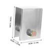 Operitacx 2-Piece Outdoor Faucet Lock with Key view 2