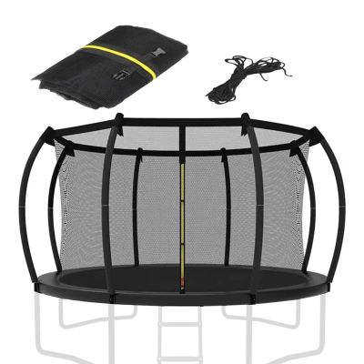 Trampoline Safety Net Replacement, High-Density Mesh, Zipper Entry, 11.81 x 10.63 x 3.94 in