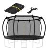 Trampoline Safety Net Replacement, High-Density Mesh, Zipper Entry, 11.81 x 10.63 x 3.94 in view 1