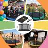 Trampoline Safety Net Replacement, High-Density Mesh, Zipper Entry, 11.81 x 10.63 x 3.94 in view 3