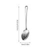Stainless Steel Slotted Spoon - 15in view 2
