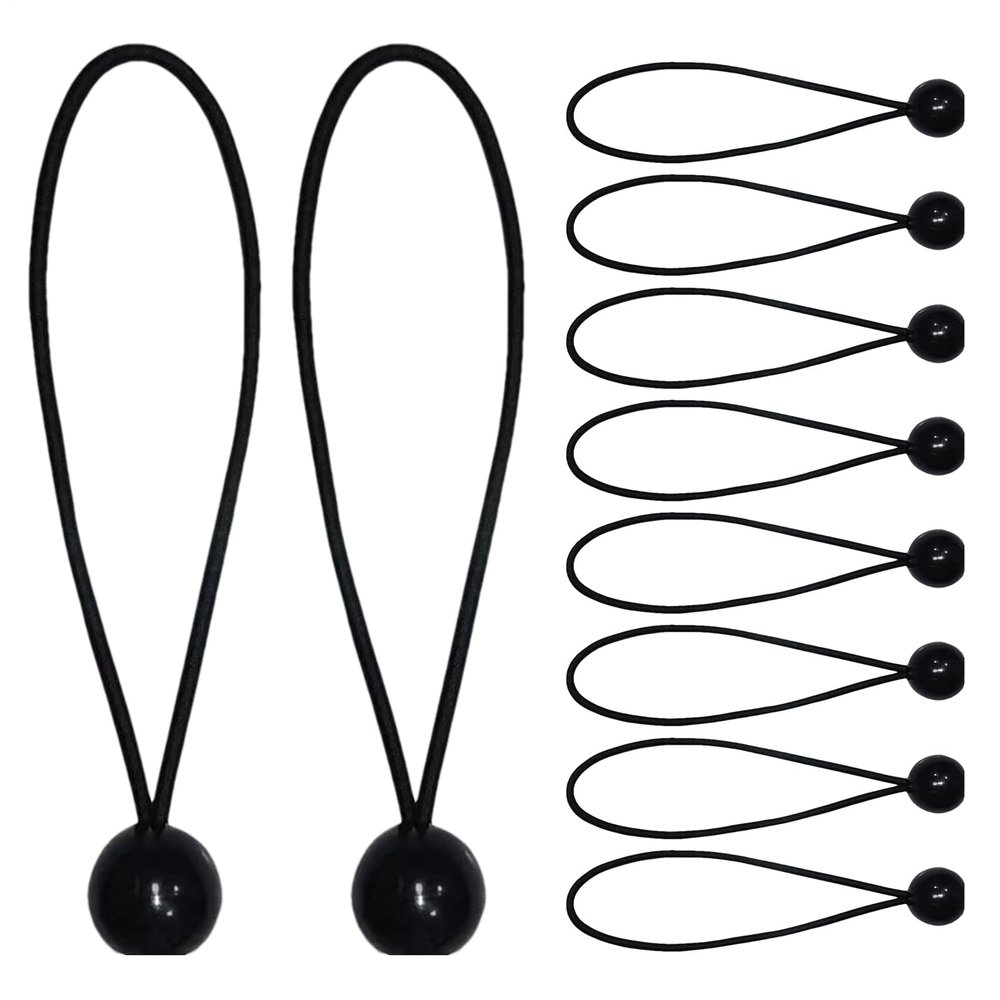 Elastic Cords with Balls - 10 Pack