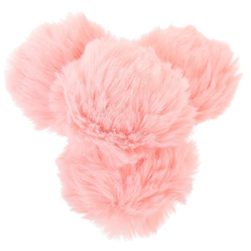 Healeved 4 Pack Fluffy Faux Fur Pom Poms