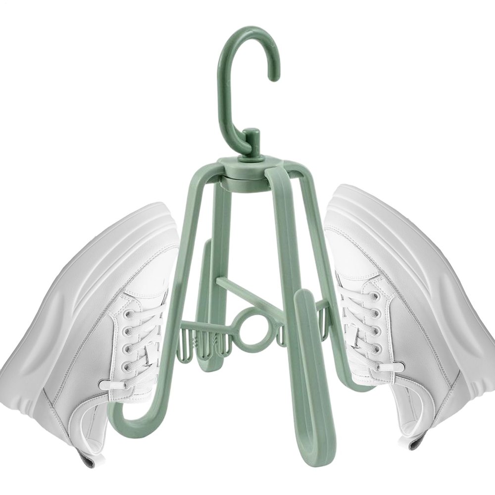 Byeaon Rotating Foldable Shoe Dryer Rack
