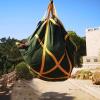 Durable Hanging Lifting Net, 150 x 150 cm, Canvas Bag, for Crane Cargo, 1.5–2 Ton Capacity, Tear-Resistant view 3