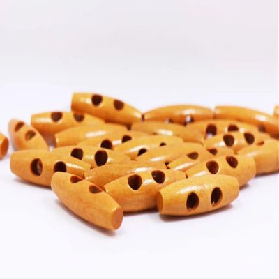 Sixstore Brown Wooden Toggle Button