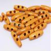 Sixstore Brown Wooden Toggle Button view 2