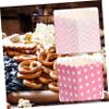 TOPPERFUN 36 Pink Paper Popcorn Boxes for Snacks and Candy view 2