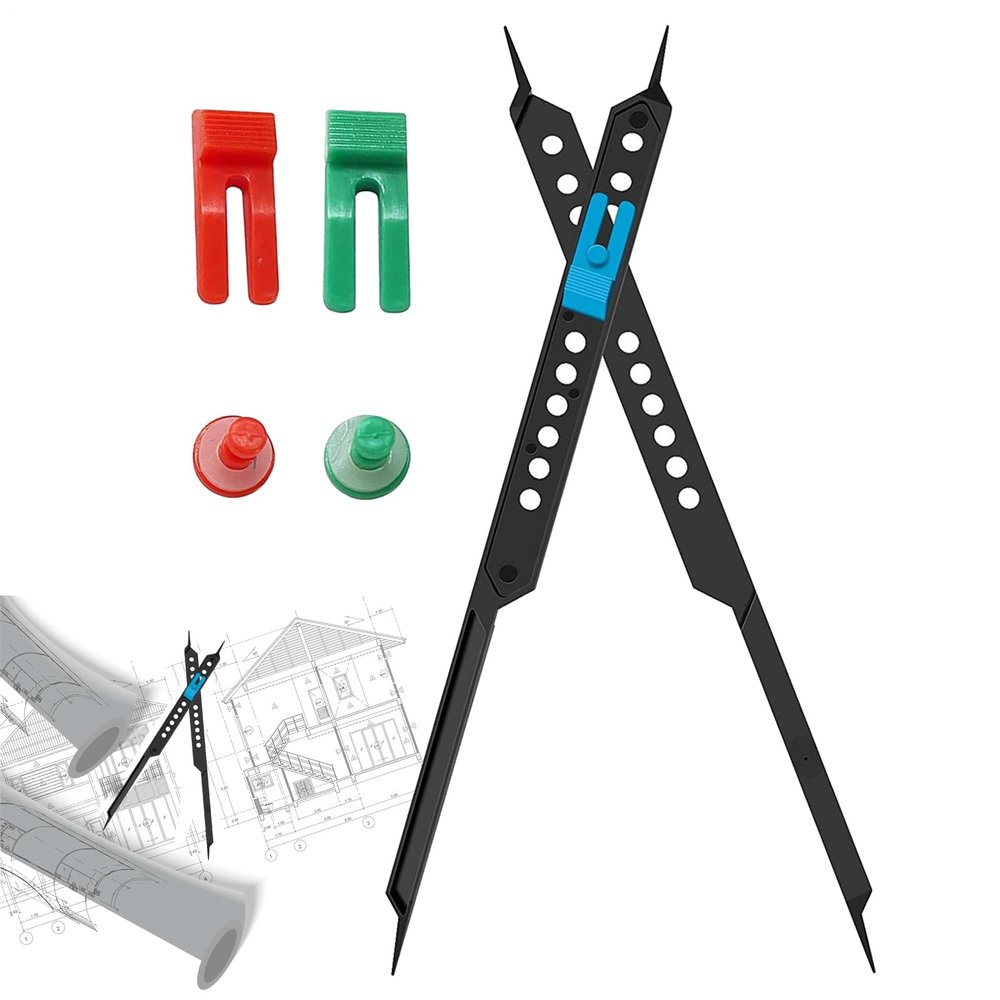 Proportional Divider - Multi-Function Compass Ruler