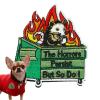 Backpack Patch - The Horrors Remain But So Do I | Funny Animal Designs for Bags & Clothing Gift Ideas for Men, Women, and Friends view 1