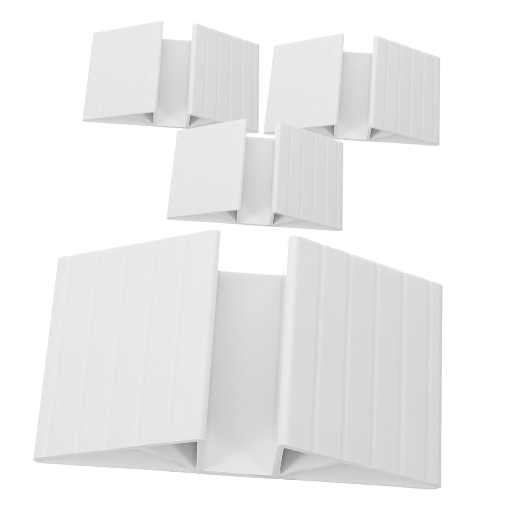 Abaodam 4-Piece Triangular Groove Fittings for Pet and Baby Gates