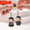 Graduation Keychain, 2D Flat Design, 2-Pack view 2