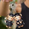 Graduation Keychain, 2D Flat Design, 2-Pack view 3