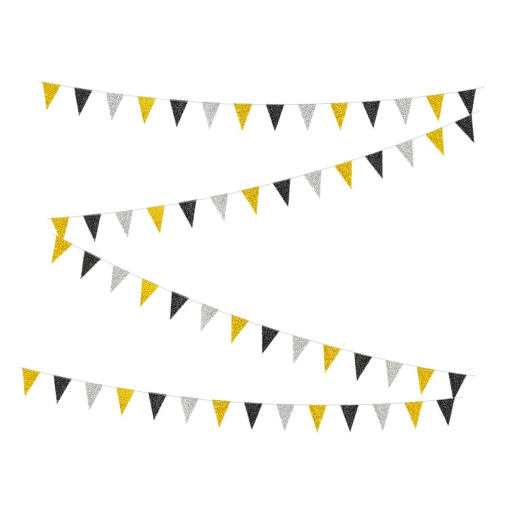 JECOMPRIS Paper Triangle Banner