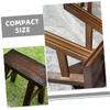 Small Step Stool, 23 cm, Rectangular, Rustic view 3