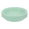 Toyvian Green PP Resin Bonsai Saucers for Flower Pots view 1