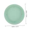 Toyvian Green PP Resin Bonsai Saucers for Flower Pots view 2