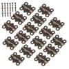 Antique Butterfly Hinges, 48-Pack, Green Iron, for Cabinets view 1