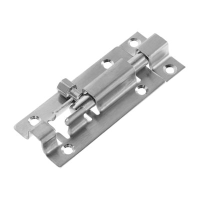 Amosfun 2-Piece Stainless Steel Slide Bolts for Windows and Wooden Doors, Silver
