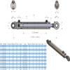 Double-Acting Hydraulic Cylinder with Articulated Eye (70/40, 150 mm) view 2