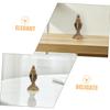 ABOOFAN 2-Piece Brass Miniature Virgin Mary Statue view 3