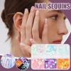 Nail Glitter Flakes - 6 Grids Valentine's Day Heart Glitter Applications view 2