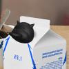 Soda Bottle Caps, 3D Milk Carton Cow Shape view 3